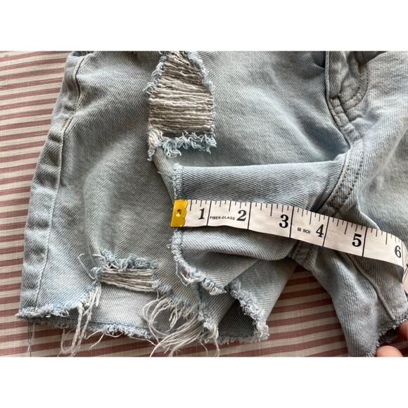 SO Super High Rise 90s Boyfriend Short Cut-off size 1 denim summer juniors - Picture 6 of 6